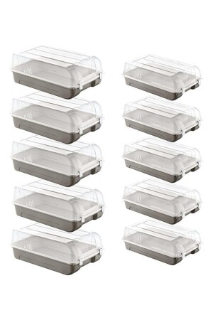 MNZ-Smartness 10 حزمة Terra 5 نساء و 5 رجال مربع الأحذية TRN-2524-1 - SmartWare