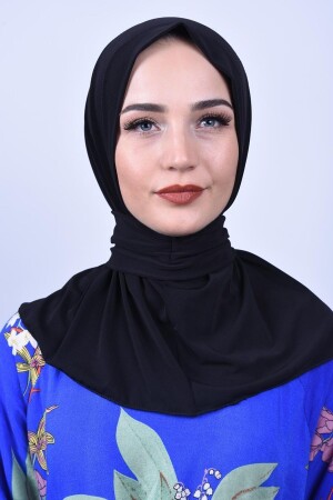 MNZ-Snap مقفلة الدرع شال متوافقة مع السباحة والرياضة الممارسة شال أسود العظام071 - Moda Asse
