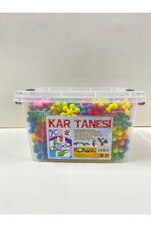 MNZ-Snowflake جزيئات البناء كتلة الدبابة التعليمية 250 كمبيوترات الدبابات البناء mlklyp01 - ZEKİCE OYUNCAK