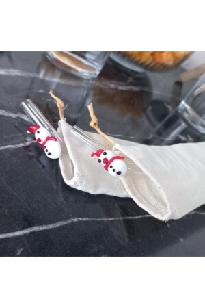 MNZ-Snowman المعدات الزجاجية الصقاقات مجموعة من 2 بيبيت5 - CAM TASARIM