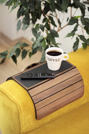 MNZ-Sofa Side خشب مقعدة الجانب طاولة مقعدة الأريكة الجانب محمولة صوفا صوفا تخزين AST110000 - Anısepeti