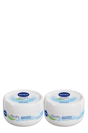كريم MNZ-Soft 200ml، كريم الرعاية الترطيبية، الوجه، الجسم، اليد الرعاية، X2 SET. NVE. 562 - NIVEA