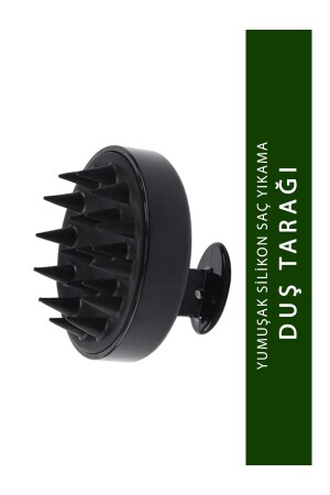 MNZ-Soft سليكون الرعاية الشعر تدليك الحشيش دش شعر التدليك الجلد فرشاة - Muggio