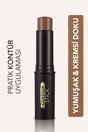 MNZ-Soft Textured Stick Contour (DARK TONE) - Contour Stick - 003 متوسط عمق - 8690604554874 - Flormar