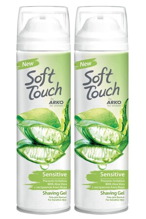 جيل الحلاقة للمرأة من MNZ-Soft Touch 2x200 ml - Arko