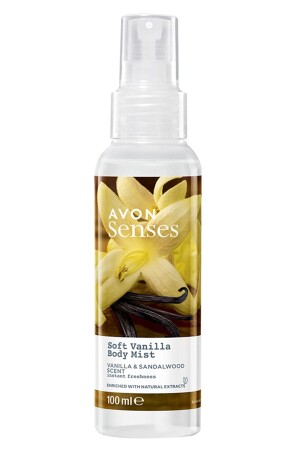 (MNZ-Soft Vanilla Vanilla and Sandalwood) فانيلا و ساندلود ريحة الجسم 100 مليلتر - Avon