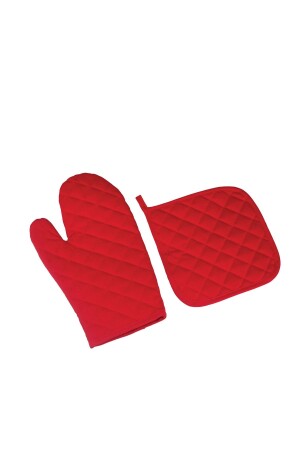 MNZ-Sole - 2 قطع مطبخ مجموعة حمراء 4173 - Bambum Home