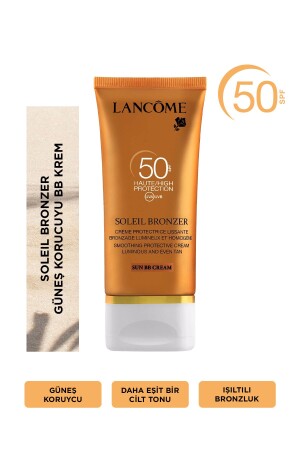MNZ-Soleil Bronzer واقية الشمس Bb كريم Spf 50 50 مل 3605533155813 - Lancome