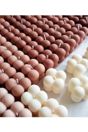 MNZ-Solin 50 قطعة خاصة صغيرية فقاعة شمعة العرس وعد الالتزام دعوة هينا هدية Solin09-2022 - SOLİN HOME DEKORASYON