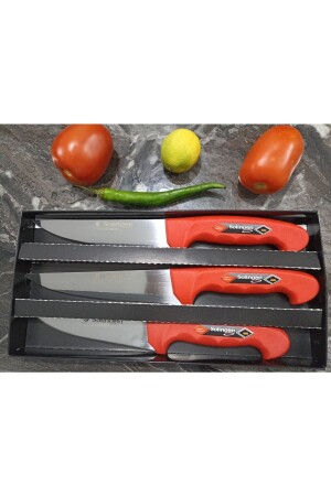 MNZ-Solingen 3 مقاس سكين اللحوم مجموعة SOLINGEN 3 مقاس اللحوم مجموعة سكين اللحوم - ERG