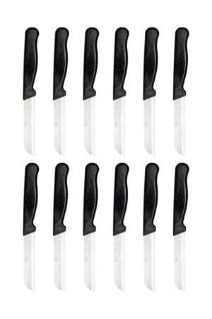 سكين من النباتات والفواكه السوداء من MNZ-Solingen ELE-SSMB12 - EVİMLEYİM