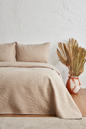 MNZ-Sonnia ملابس السرير مزدوجة مجموعة بيج - Karaca Home