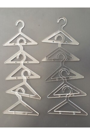 MNZ-Spare Earring Stand Hanger (مرفق الأقراط) المرفق للوحيات البليكسغلاس (مرفق القطع) (10 كمبيوتر) - Gizem Shop