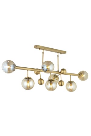 MNZ-Spaziale شمعة حديثة 7-قطعة صفراء ARZ-168-22-07 - LampaLuce