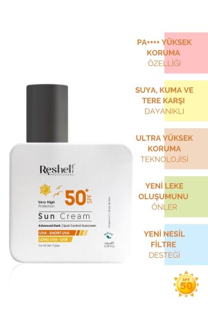 MNZ-SPF 50 كريم واقي من الشمس مرطبة 100 مل ريشل أفضل صراخ الشمس R-1903 - Reshell