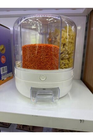 مكنسة MNZ-Spice Rack 360 درجة تدور منظمة الأطعمة الجافة 5225856 - Genel Markalar