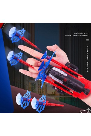 MNZ-Spiderman Bracelet Suction Cup Web Throwing Arrow Throwing Toy Launcher Set TYC00471874226 - Örümcek Adam