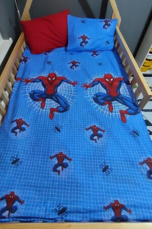 MNZ-Spiderman Cotton Single Bedroom Duvet Cover Set (بدون ورقة) Spiderman01teknvrsmset - SNR HOME COLLECTION