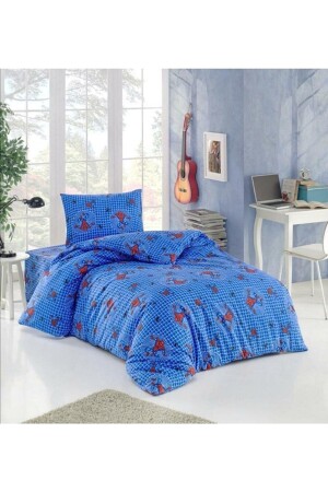 MNZ-Spiderman نمط واحد غطاء غطاء المعدات المعدة للفراش الألياف RoseSpider - ROSEHOME