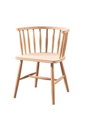 مقعد MNZ-Spine Chair Arm خشب الشرفة الكافي مقعد المطبخ CLKOMURGA - CLK TEKSTİL