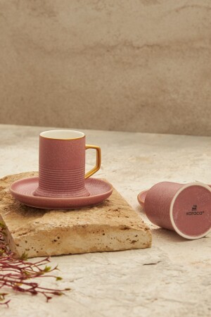 كوب قهوة من الفورسلين من نوع MNZ-Spite Set لشخصين 153. 03. 06. 6417 - Karaca