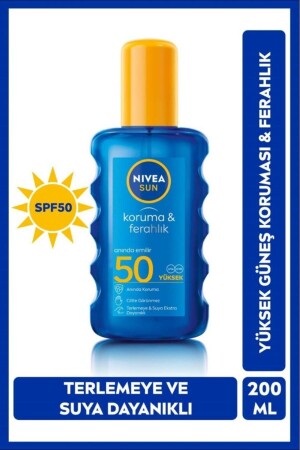 MNZ-Spray Protection&Freshness Spf50 200ml 85860-08200-19 - NIVEA
