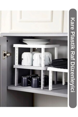 منظمة رفات بلاستيك MNZ-Square ريزر رفات في الحجرة منظمة 153. 003. n006-1 - Viyalente