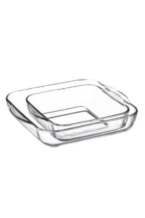 MNZ-Square 2 Piece Pyrex 159028 P159028-T - Paşabahçe