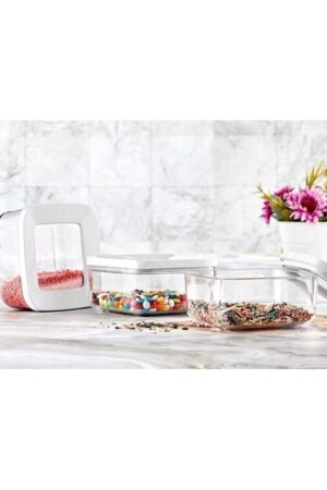 حاوية تخزين MNZ-Square 250 مل 3 قطع PRA-1807554-9409 - Vip Ahmet