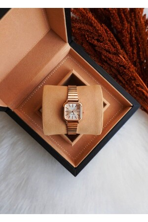 ساعات اليد للمرأة من فولاذ ريترو MNZ-Square ساعات اليد الشابة - Pullmarkt