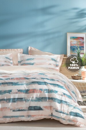 مجموعة غطاء غطاء مزدوج MNZ-Stain Ranforce - مسحوق - Yataş