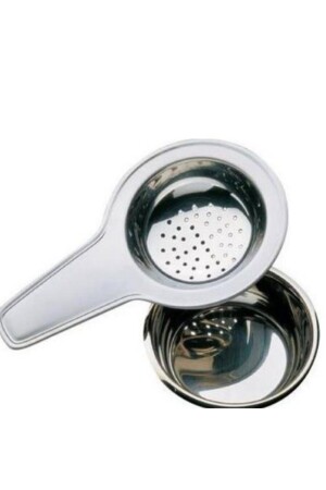 MNZ-Stainless Tea Strainer مع قاعدة suz034 - Nehir