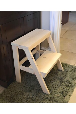 مقعد من الخشب من الطابور (MNZ-Stair Stool) ، مقعد الطابور من الخشب Tbr001 TBR001 - WOODENSA