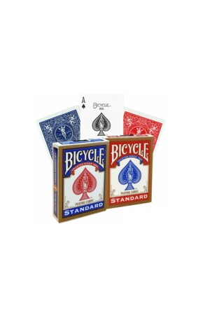 معيار MNZ-Standard 2 Pack (حزمة زرقاء واحدة وحزمة حمراء واحدة) - Bicycle