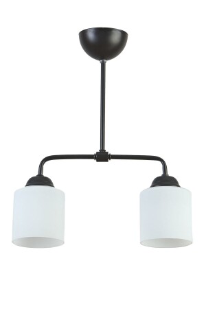 MNZ-Star تصميم عصري مطعم مطبخ غرفة المعيشة اللون الأسود الزجاج الأبيض 2 قطعة شمعة LIL99 - Modavize