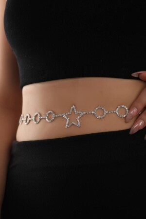 MNZ-Star Ring Waterway حبل الخصر سلسلة الحجر النجم حبل الخصر سلسلة البيكيني الاتجاه حبل سلسلة الحزام حبل الحبل سلسلة الحمل - Hubann