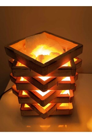 قماش الملح الخشبي MNZ-Star ضوء الليل مع مصطلح - TUZSHOP