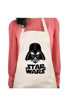 MNZ-Star Wars مطبعة دائمة مضادة للمياه غسيل المطبخ Apron ARTMÖ41 - ART HEDİYE