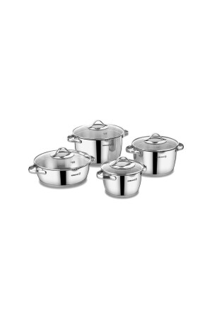 MNZ-Stara 8 قطعة أدوات الطهي مجموعة A1969 1002012. 0046 - KORKMAZ