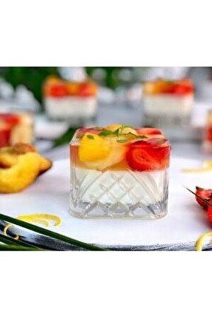 MNZ-Starglass 6-piece Glass Bowl Magnolia ديسير كوكي مجموعة السيد 808 - star glass