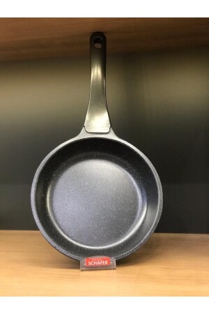 MNZ-Stark Granite Cast Iron Pan لا يضرب النار 20 سم - Gray BAYEV-STRK20CM - Schafer