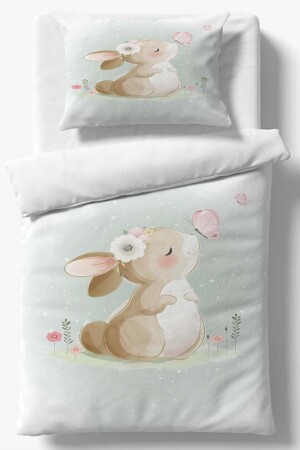 MNZ-Starry Cute Rabbit نمطية غطاء غطاء الأطفال أحاديين مجموعة أخرى2021nevrecoc7 - Else Halı