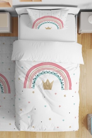 (MNZ-Starry King Crown) نمط طفل واحد (Baby Kids Duvet Cover Set evnev00291 - Evpanya