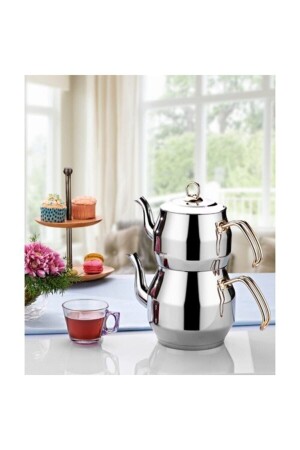 MNZ-Steel Köşem ذهبية حجم العائلة وعاء int071 - İnter