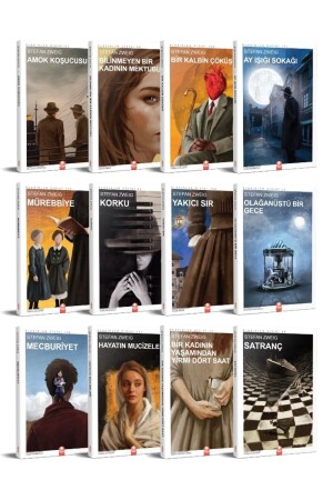 مجموعة (MNZ-Stefan Zweig) (12 كتب) - Kızıl Panda Yayınevi