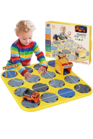 MNZ-Stem طريق المنطقية بناء اللعبة اللعبة التعليمية اللعبة اللعبة اللغز التدوين اللعبة تطوير الذكاء حل مشكلة - Hestinya Toys