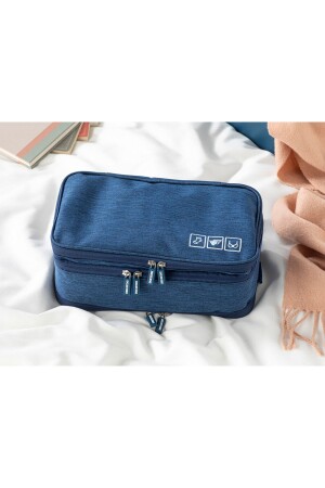 MNZ-Steve منظمة 27x15x12 سم البحرية الأزرق 10035220 - English Home