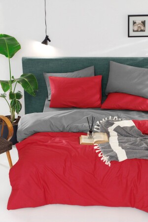 مجموعة غطاء القشرة MNZ-Stk مضاعفة قابل للعودة أحمر Çiğgri Ep-022855 - Eponj Home