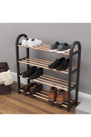 MNZ-Sto-6710 رف الأحذية الصلبة مع عصا خشبية - Sinbo