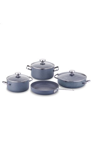 MNZ-Stona 7 قطعة أدوات الطهي مجموعة 9080201A2864 - KORKMAZ